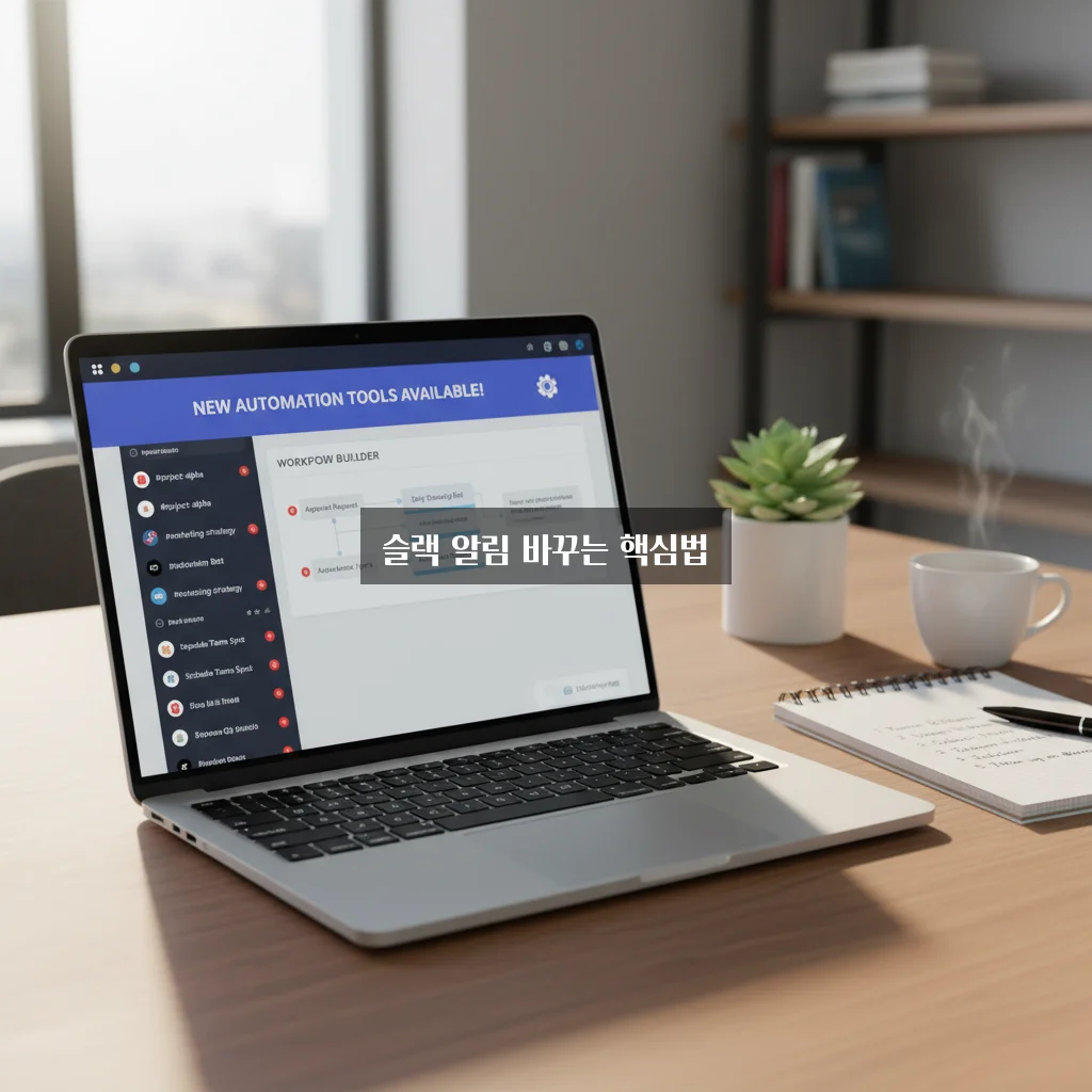 슬랙 알림 자동화 변경 완벽 가이드 체크리스트 알아보기 관련 이미지 1
