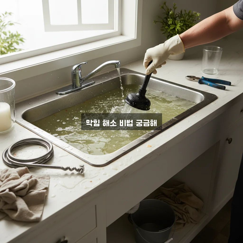 싱크대 막힘 완벽 해결법 2026 가이드 알아보기 관련 이미지 2