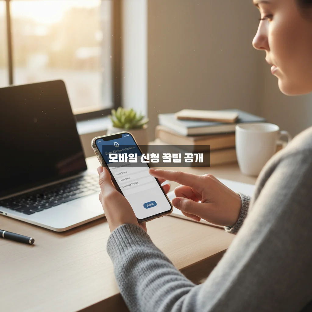 유학 보험 모바일로 간편 온라인 신청 방법 완벽 정리 관련 이미지 1