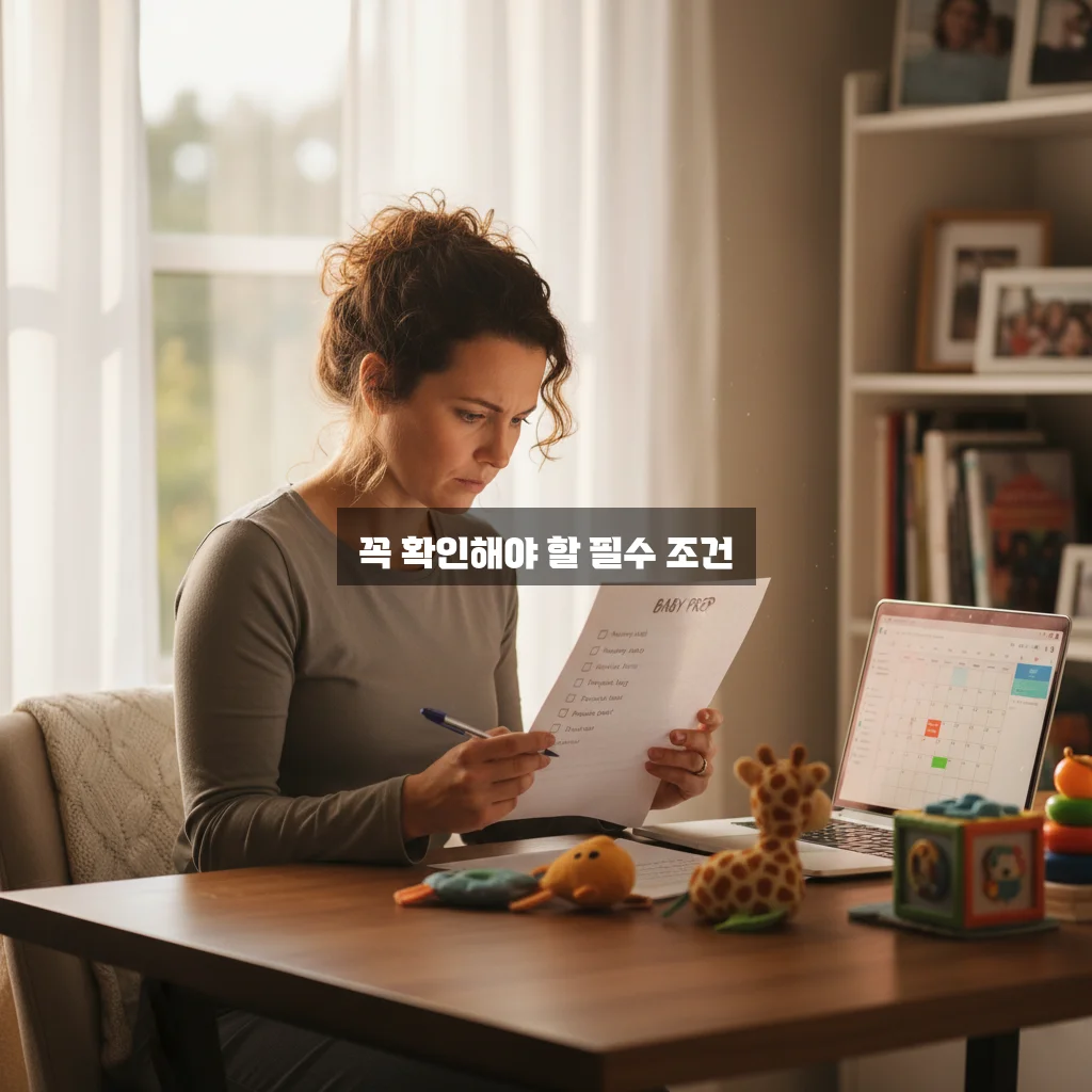 육아휴직 확인서 조건 체크리스트 완벽 정리하기 관련 이미지 1