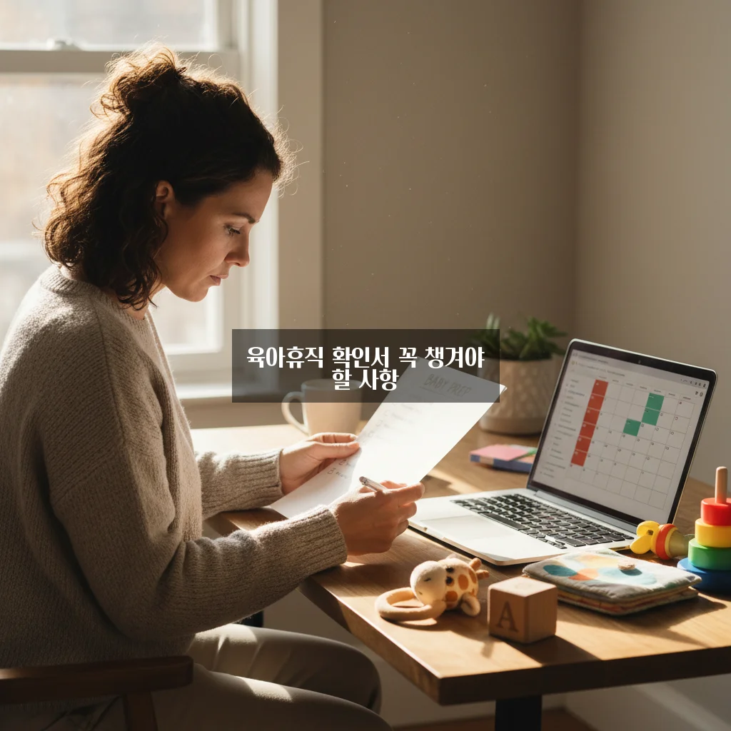 육아휴직 확인서 조건 체크리스트 완벽 정리하기 관련 이미지 3