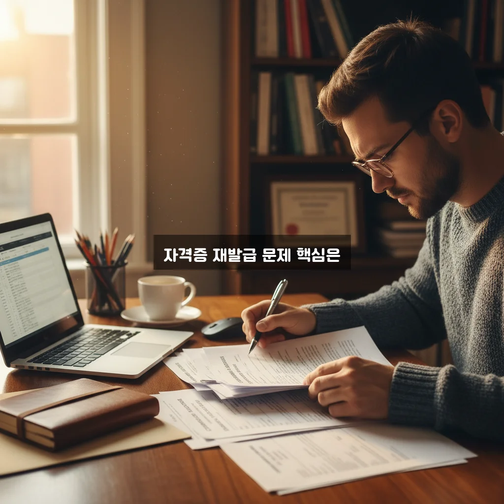 자격증 재발급 오류 완벽 정리 가이드 알아보기 관련 이미지 3