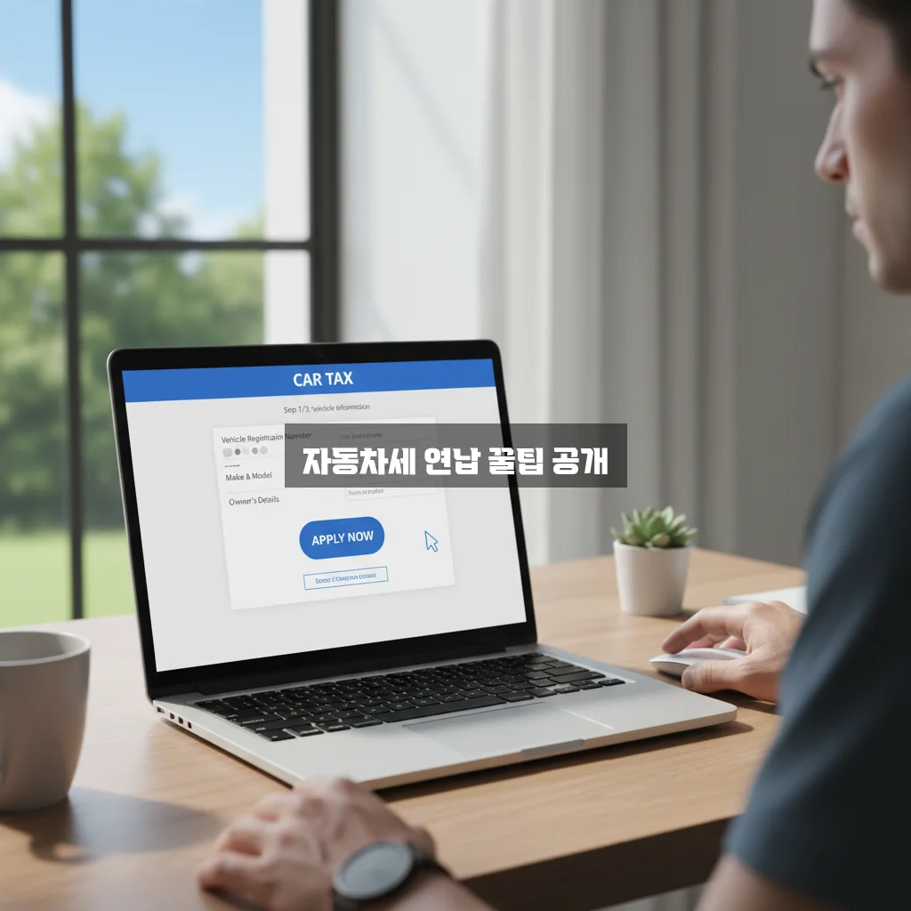 자동차세 연납 신청 변경 최신 방법 완벽 정리 관련 이미지 3