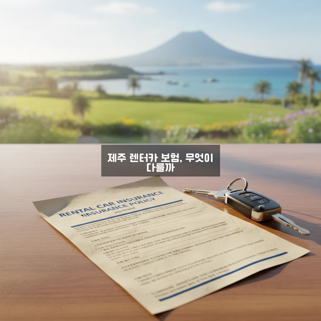 제주 렌터카 보험 가격 완벽 정리 가이드 관련 이미지 1