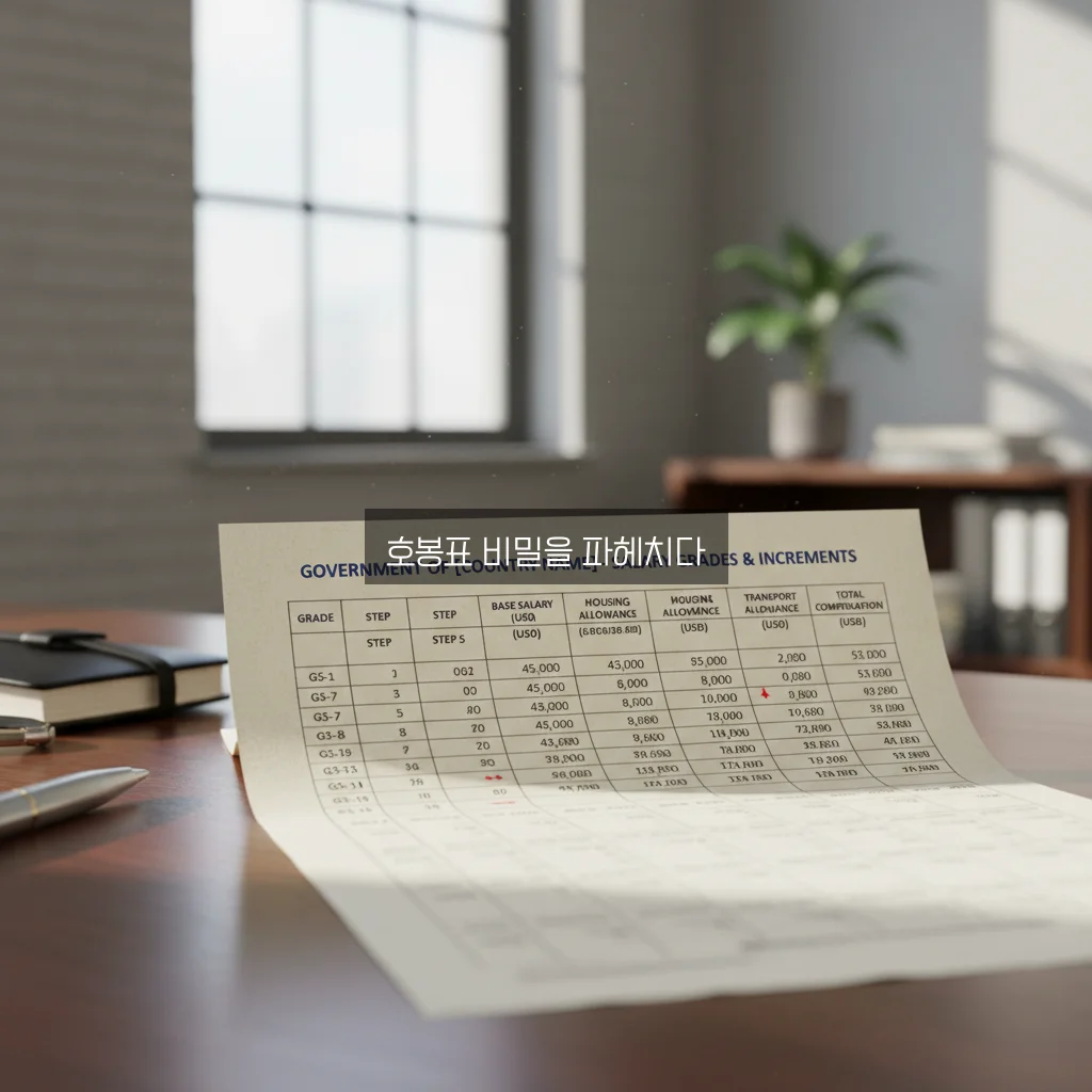 2026 공무원 호봉표 완벽 정리 가이드 관련 이미지 3