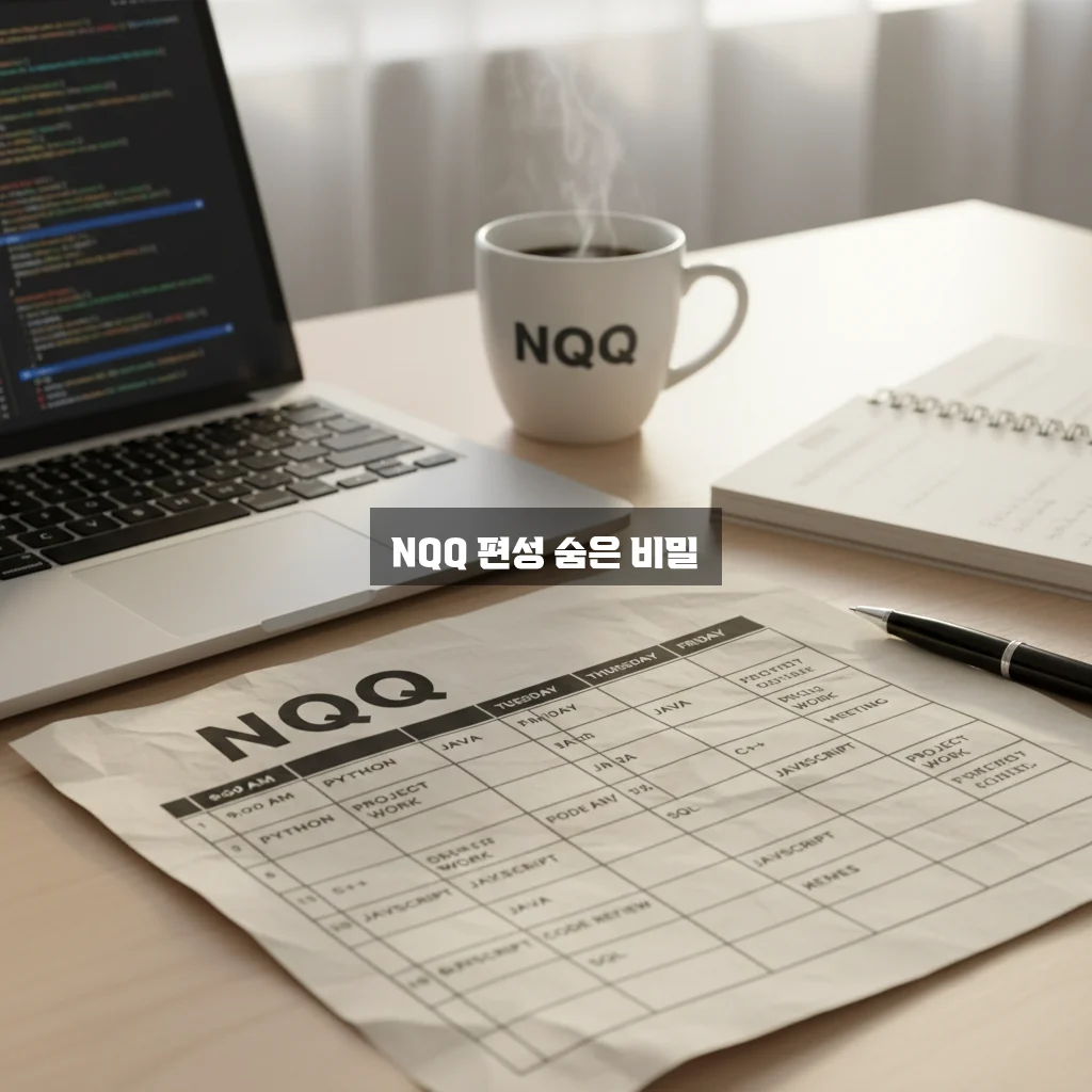 NQQ 편성표 완벽 정리 가이드 관련 이미지 3