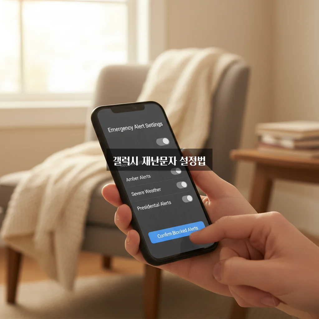 갤럭시 재난문자 차단 완벽 가이드 알아보기 관련 이미지 3