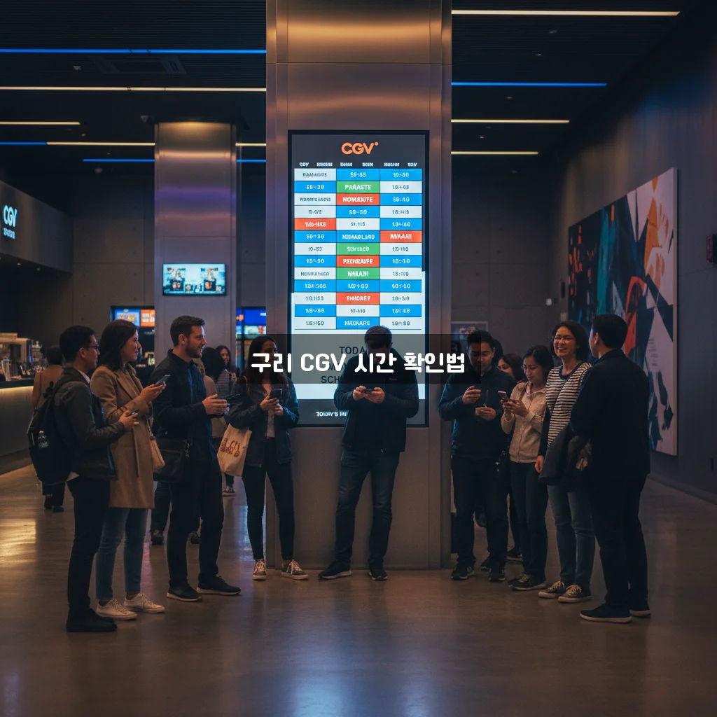 구리 CGV 상영시간표 완벽 정리 가이드 관련 이미지 2