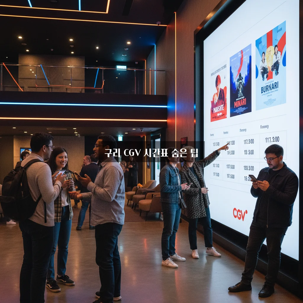 구리 CGV 상영시간표 완벽 정리 가이드 관련 이미지 3