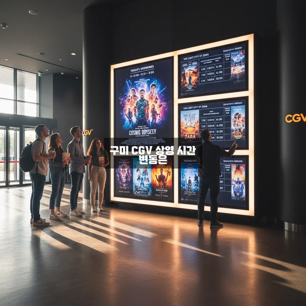 구미 CGV 상영시간표 완벽 정리 가이드 관련 이미지 2