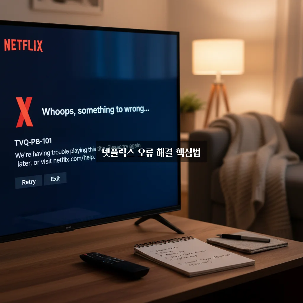 넷플릭스 TVQ-PB-101 오류 완벽 정리 가이드 관련 이미지 2