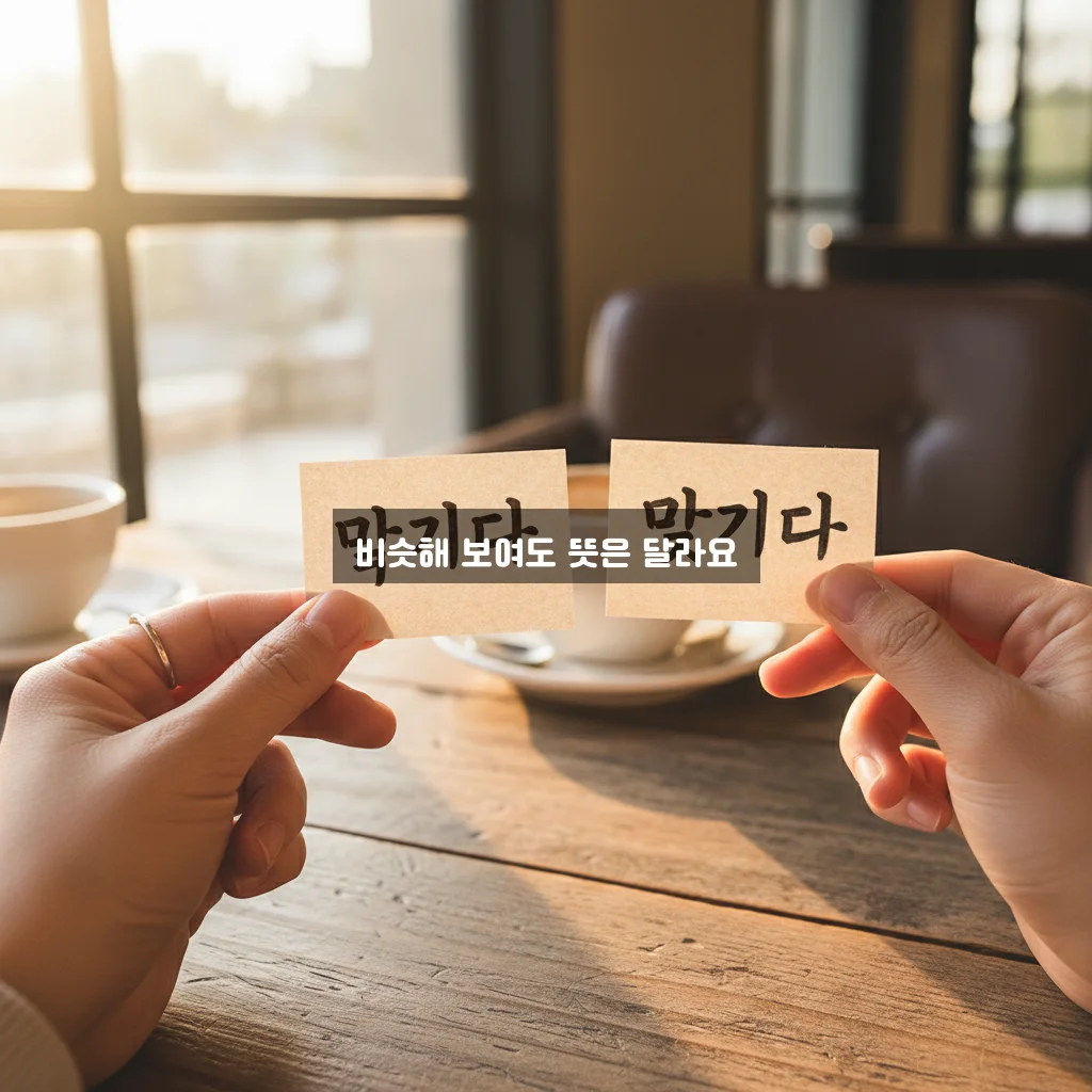 맡기다와 맞기다의 차이 완벽 정리 관련 이미지 2
