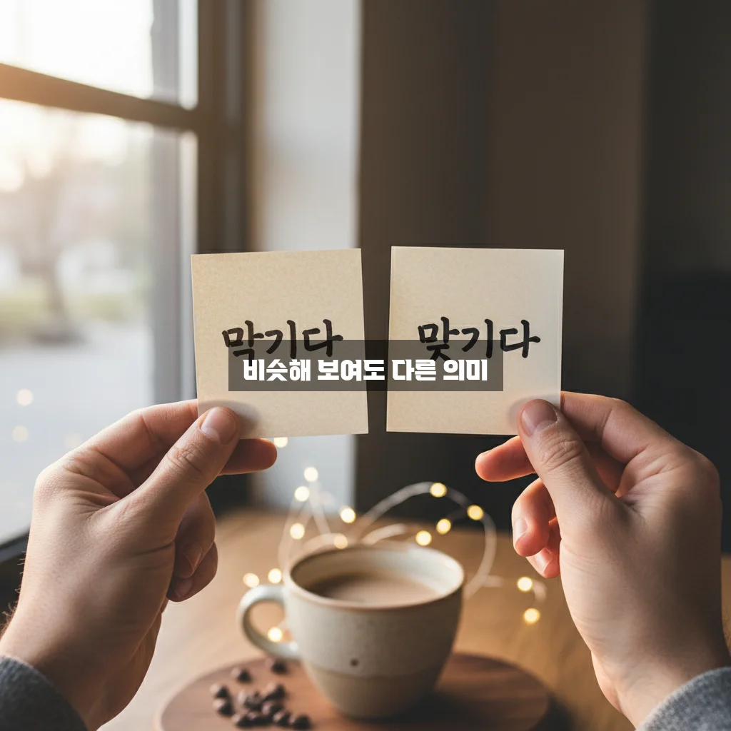 맡기다와 맞기다의 차이 완벽 정리 관련 이미지 3