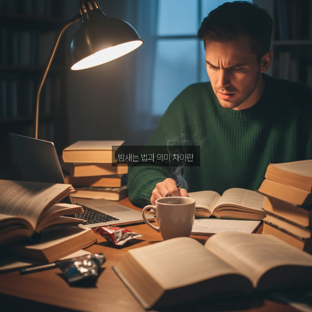 밤새는 법과 밤세다의 차이 완벽 정리 관련 이미지 2