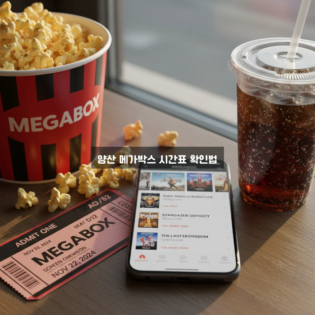 양산 메가박스 최신 상영시간표 완벽 정리하기 관련 이미지 1