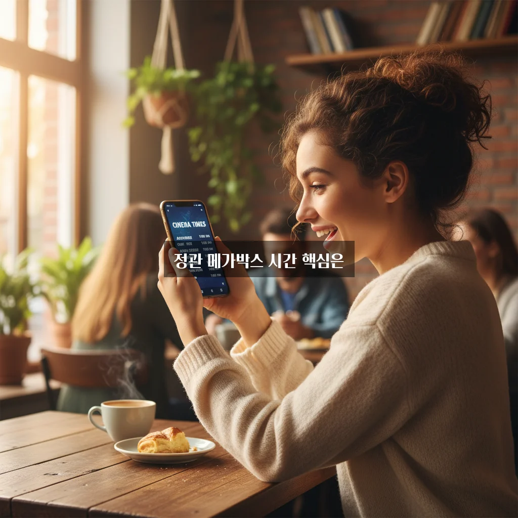 정관 메가박스 상영시간표 완벽 정리 가이드 관련 이미지 2