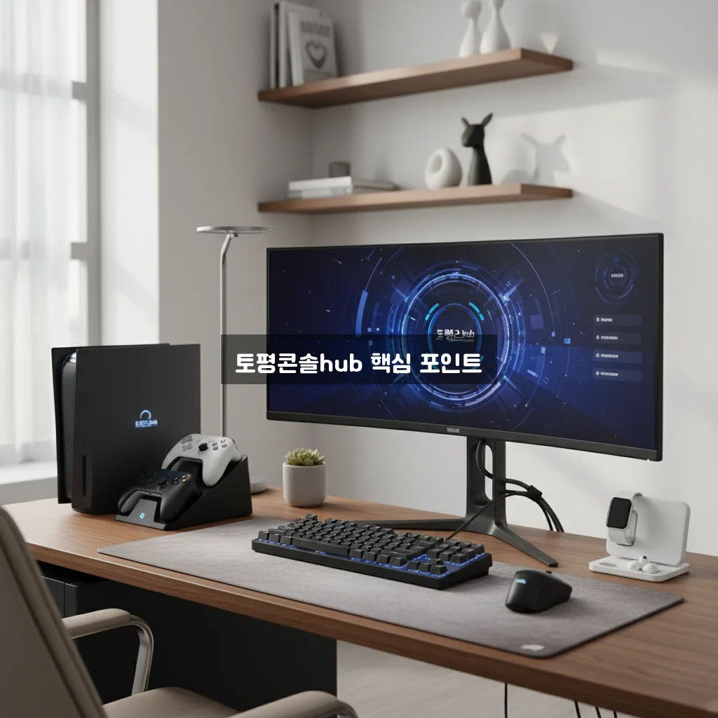 토평콘솔hub 완벽 정리 가이드 알아보기 관련 이미지 3