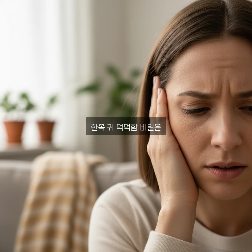 한쪽 귀 먹먹함 원인과 해결 방법 완벽 정리 관련 이미지 2