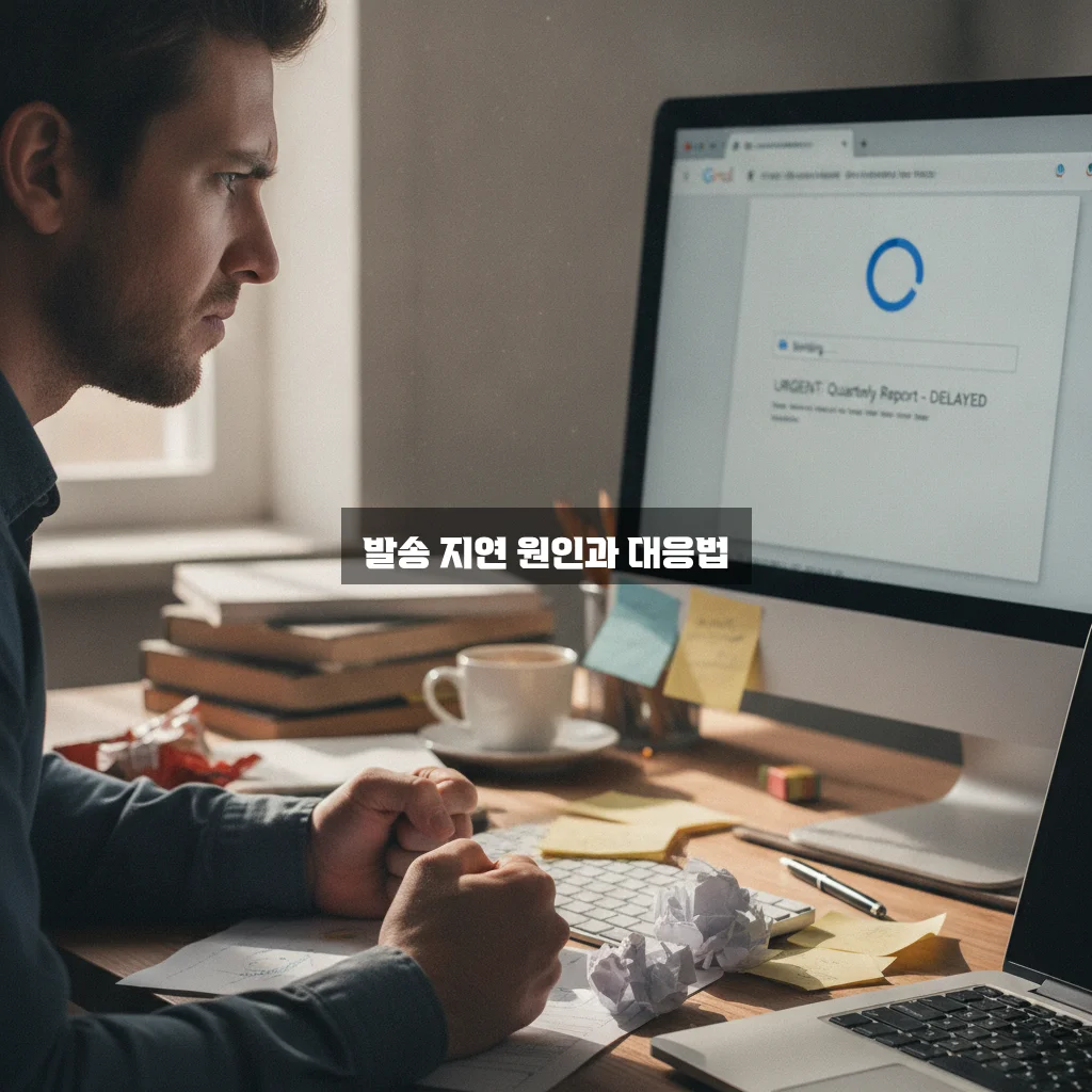 Gmail 메일 발송 대기 중 멈춤 현상 해결 방법 완벽 정리 관련 이미지 3