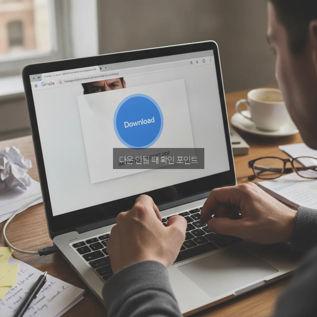 Gmail 첨부파일 다운로드 안 될 때 해결 방법 완벽 정리 관련 이미지 2
