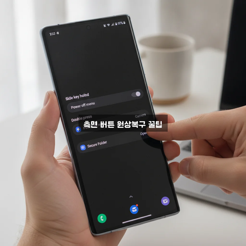 갤럭시 측면 버튼 설정이 바뀌었을 때 간단히 복구하는 방법 완벽 정리 관련 이미지 1