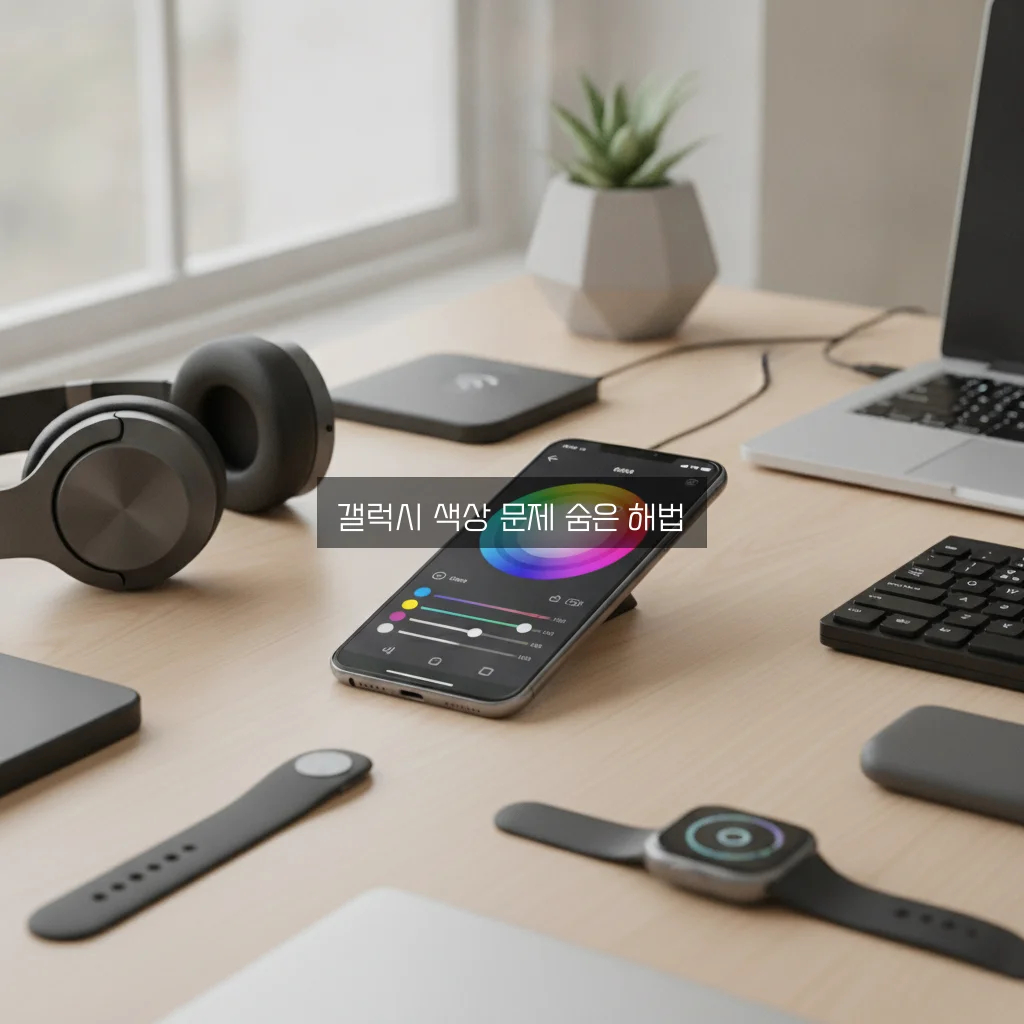 갤럭시 화면 색상 이상 문제 쉽게 해결하는 설정 방법 가이드 관련 이미지 1