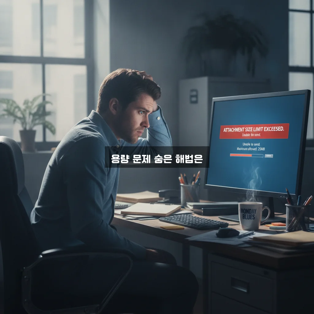 네이버 메일 첨부파일 용량 초과 문제 완벽 해결 방법 알아보기 관련 이미지 1