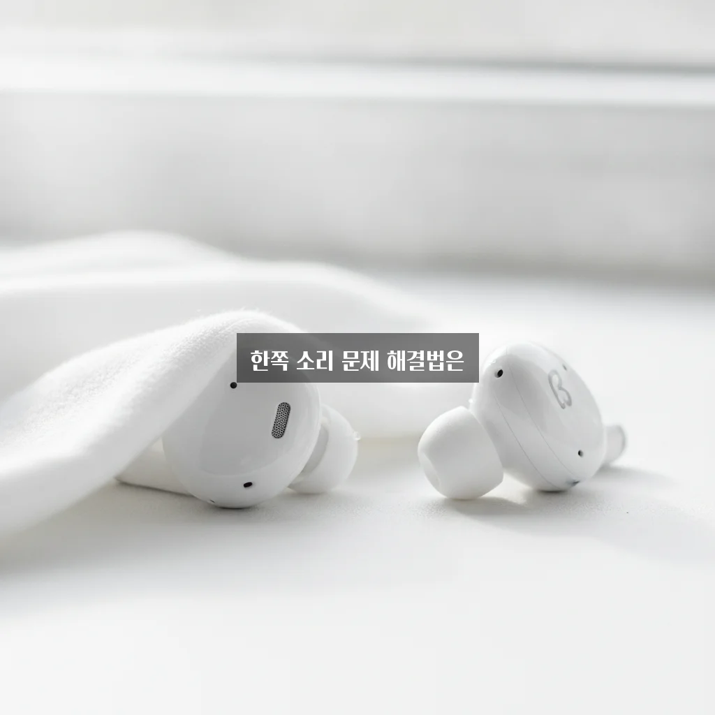 무선 이어폰 소리가 한쪽만 작을 때 쉽게 해결하는 방법 가이드 관련 이미지 1