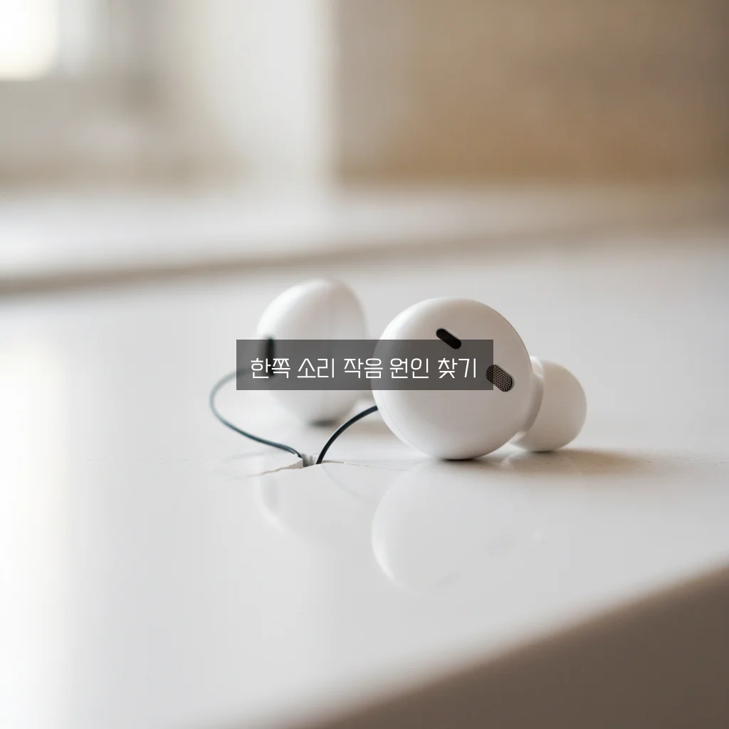 무선 이어폰 소리가 한쪽만 작을 때 쉽게 해결하는 방법 가이드 관련 이미지 2