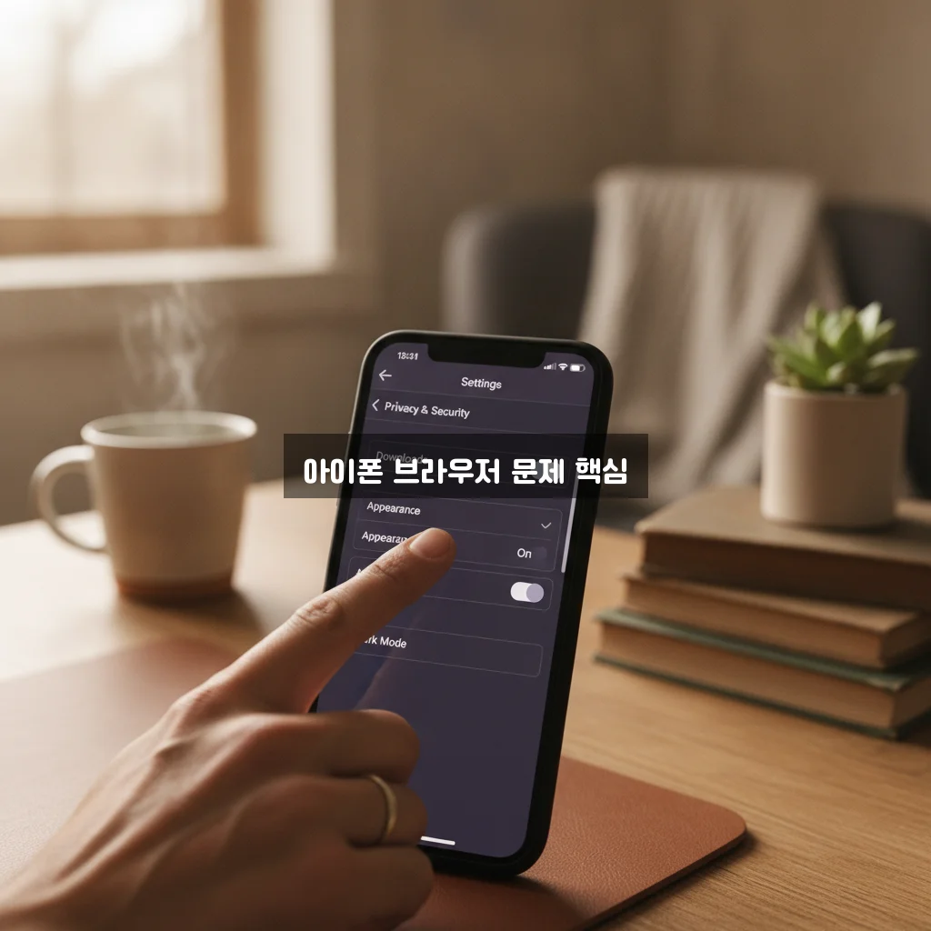 아이폰 기본 브라우저 설정이 적용되지 않을 때 해결 방법 완벽 정리 관련 이미지 2