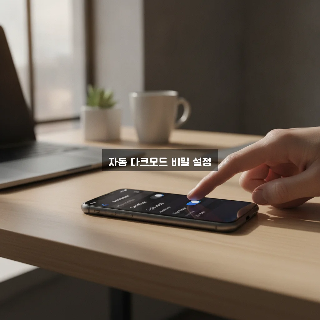 아이폰 다크모드가 저절로 켜질 때 설정 방법 완벽 정리 관련 이미지 1