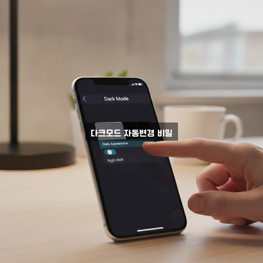 아이폰 다크모드가 저절로 켜질 때 설정 방법 완벽 정리 관련 이미지 2