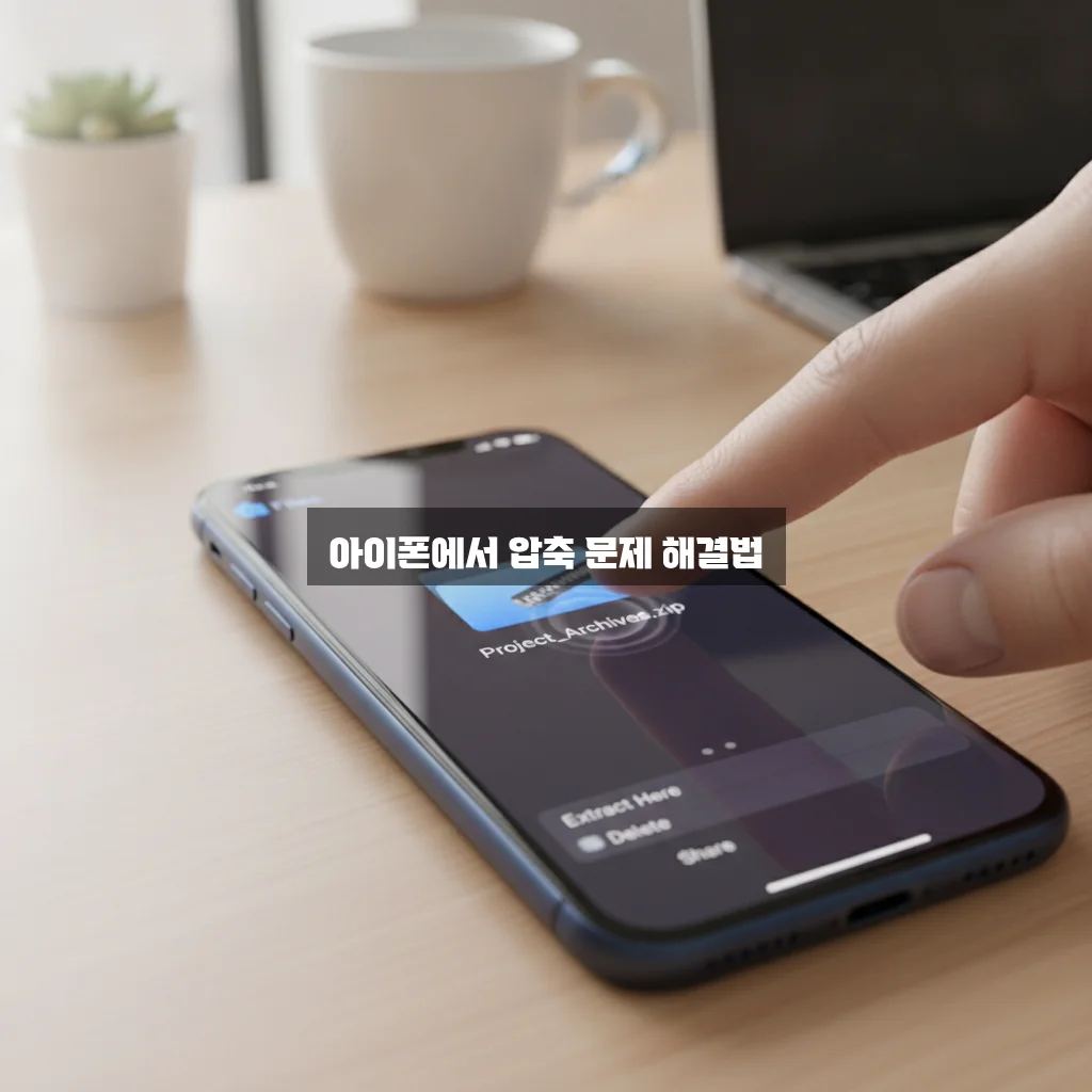 아이폰 파일 앱에서 압축 해제 안 될 때 해결 방법 완벽 정리 관련 이미지 1