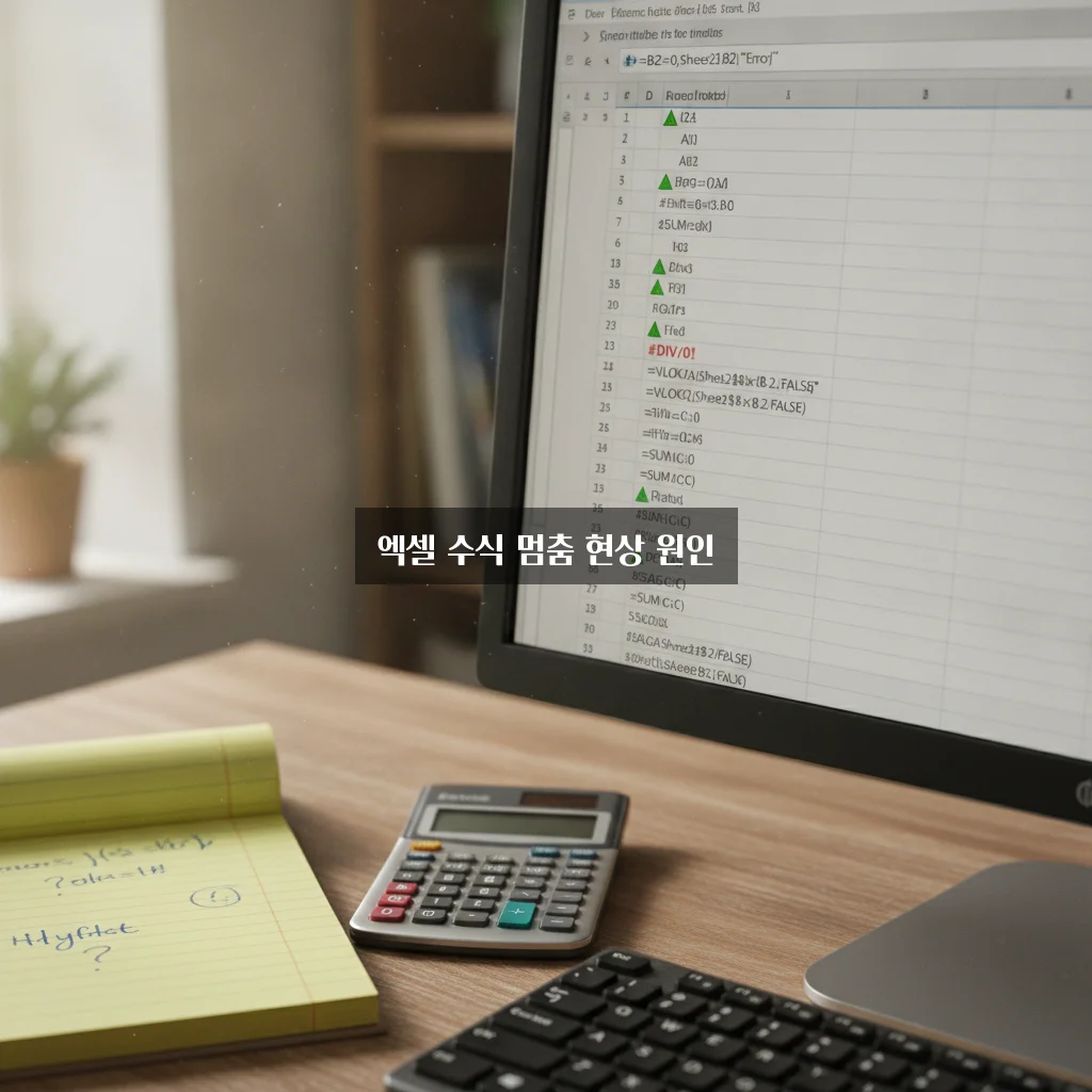 엑셀 수식이 계산되지 않을 때 해결 방법 완벽 정리 관련 이미지 3