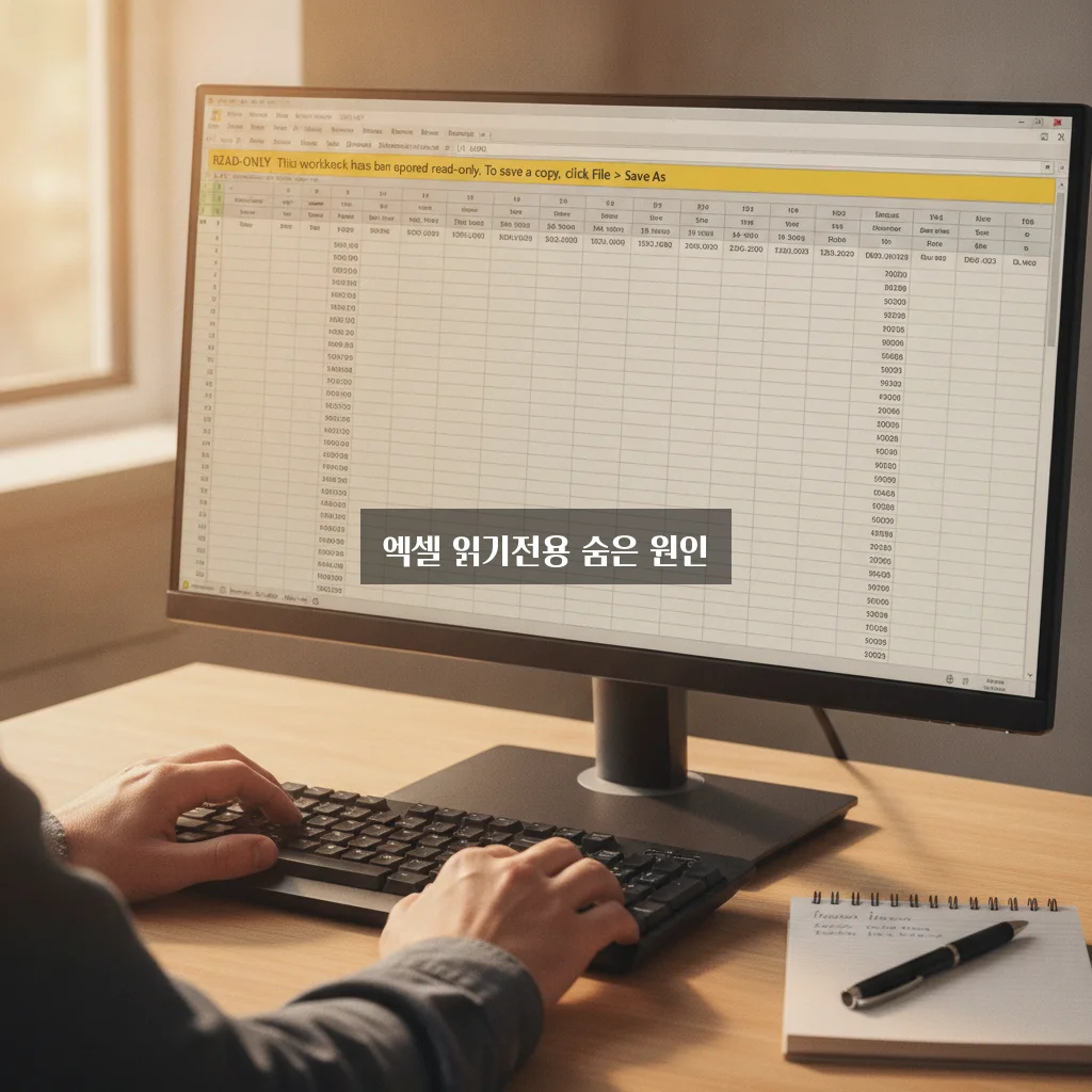 엑셀 파일이 읽기 전용으로 열릴 때 해제하는 완벽 방법 알아보기 관련 이미지 1