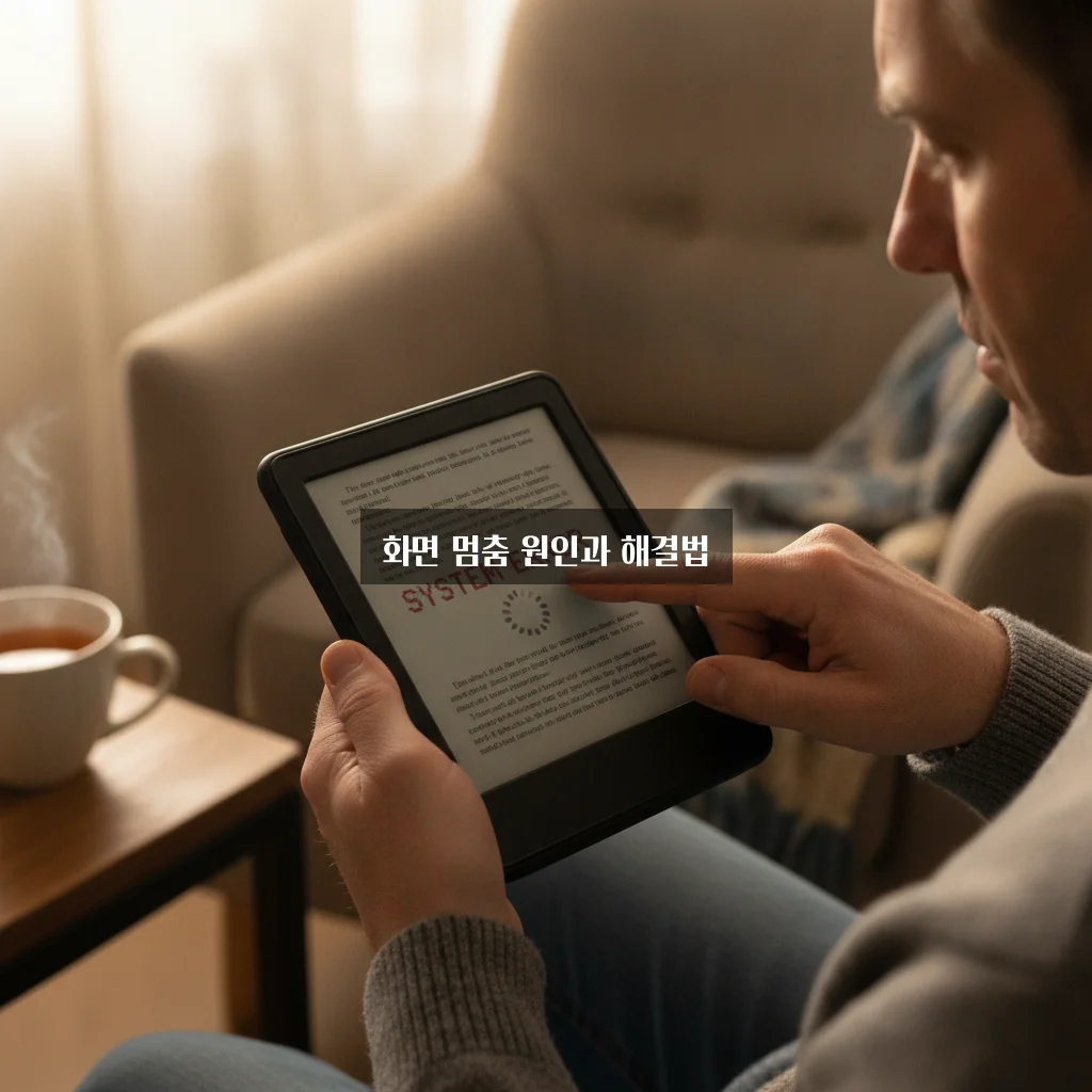 전자책 리더기 화면 멈춤 문제 완벽 해결 방법 알아보기 관련 이미지 1