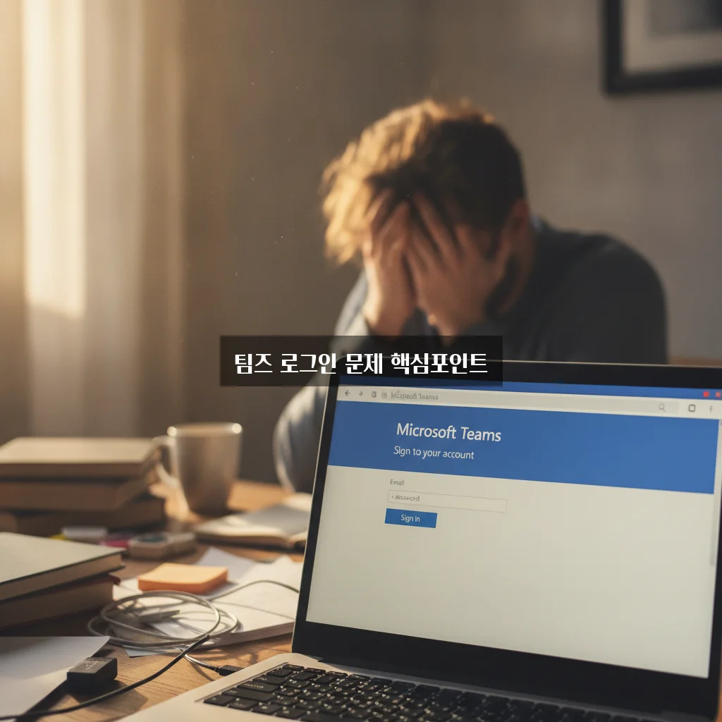 팀즈 로그인 화면에서 멈출 때 빠르게 해결하는 완벽 가이드 관련 이미지 1