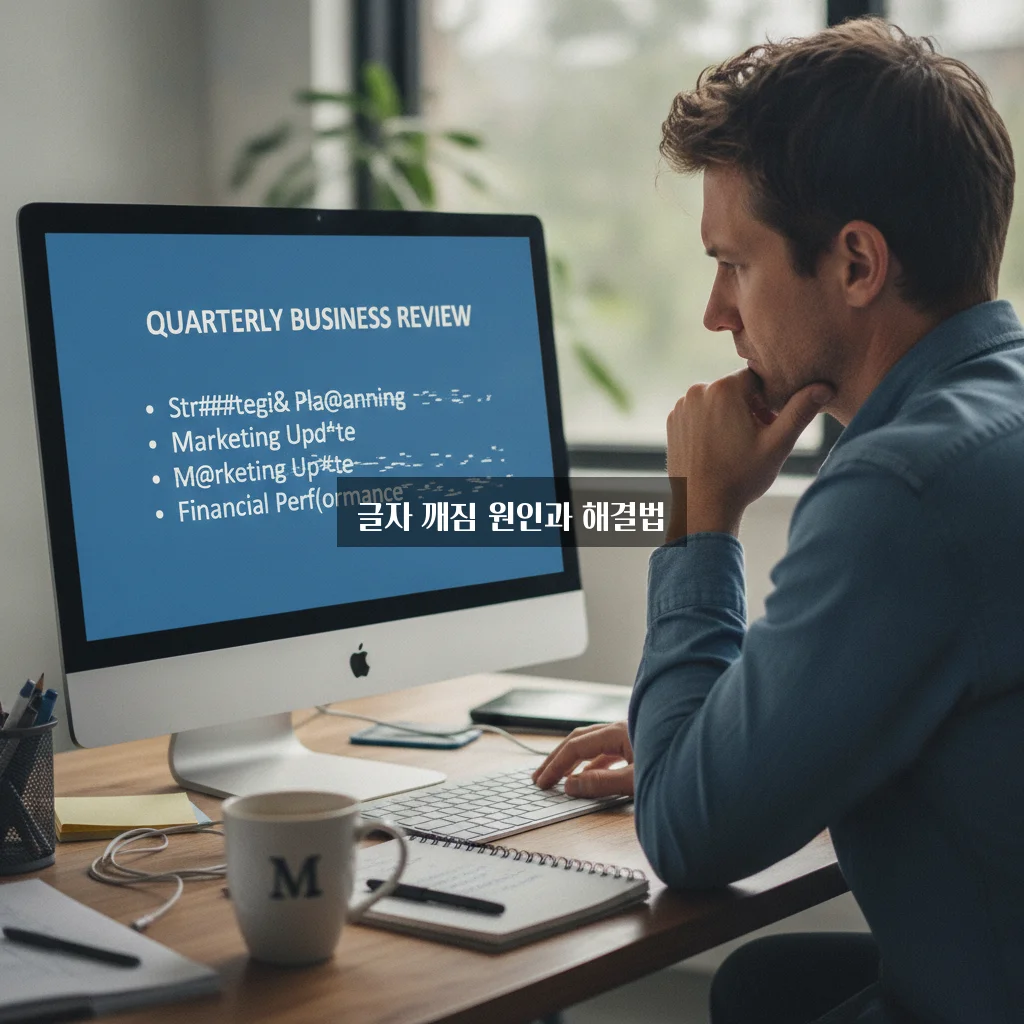 파워포인트 글자 깨짐 문제 완벽 해결 방법 알아보기 관련 이미지 3