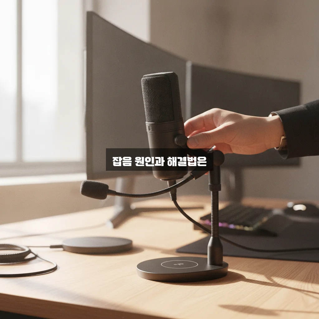 헤드셋 마이크 잡음 심할 때 해결 방법 완벽 정리 관련 이미지 1